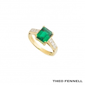 Theo Fennell Emerald and Diamond Ring